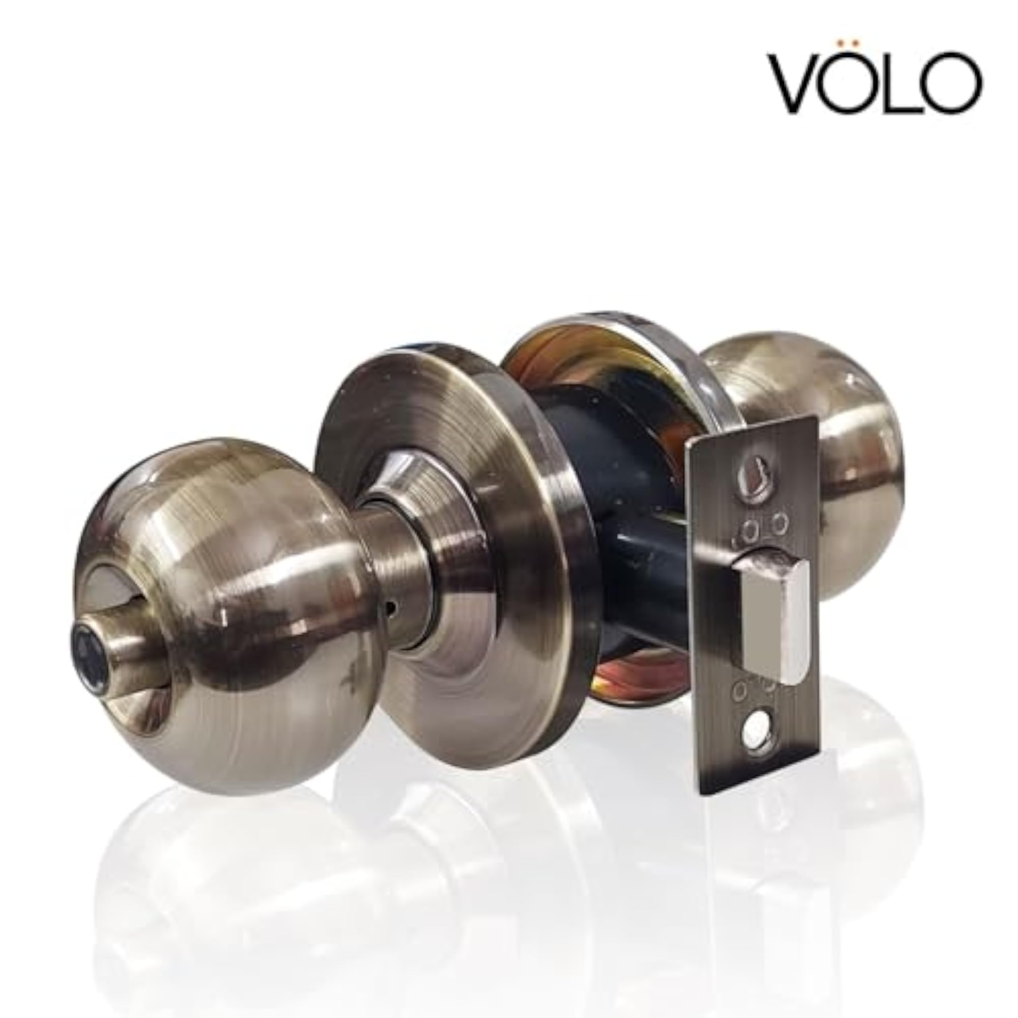 Finish Tubular Entry Door Knob with Lock