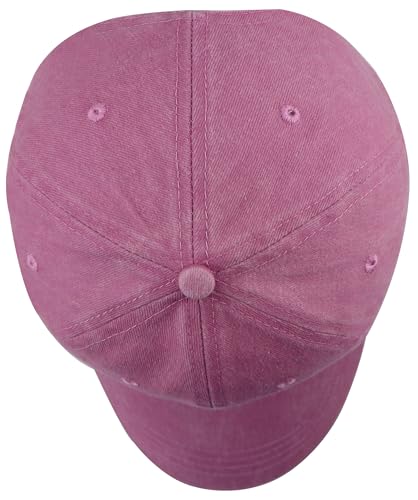 Gorra de béisbol bordada rosa con lazo para mujer miniatura 6