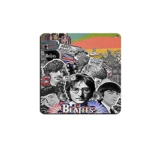 The Beatles HD 2 Poster sur toile pour chambre à coucher, bureau, chambre à coucher, 30 x 30 cm - Les Beatles, Paul McCartney, John Lennon, RIngo Starr, George Harrison