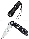 Caterpillar 91-CLED34CP5 3 LED Flashlilght/Knife Combo