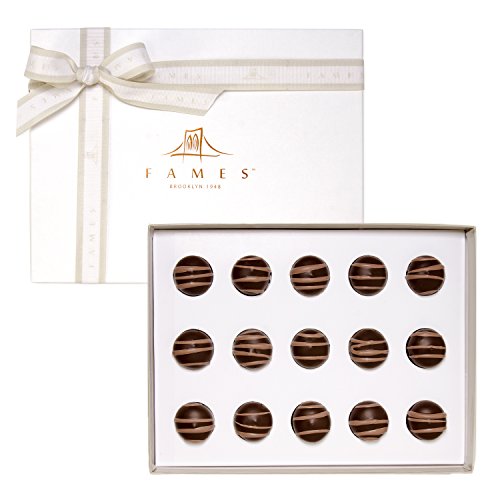 Fames Assorted Chocolate Gift Box  Handcrafted Deluxe Chocolates  Kosher Pareve (Coffee Cream Chocolate)