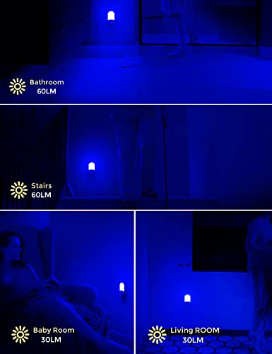 Image of L LOHAS LED Blue Night Light Plug in, Bluey Motion Sensor Night Light,2Pack
