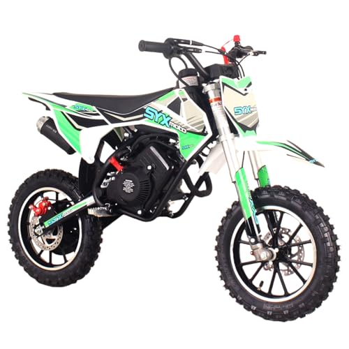 SYX MOTO 58cc Kids Dirt Bike, Gas Powered Mini Bike, 4