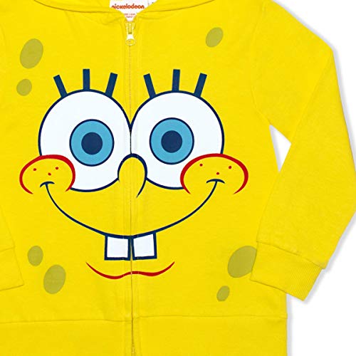 Nickelodeon Spongebob Squarepants Boys’ Zip Up Hoodie For Little Kids - Yellow #TOP1