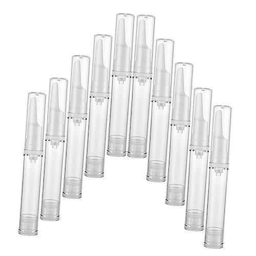 NIYANGLE 10Piezas Vacío para Cosméticos Pack de Unidades de Suero Ocular de Almacenamiento Portátil para Lociones