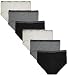 Produktbild Groe Herrenunterwsche Baumwolle BRIEFS 6-Pack Schwarz / Grau / Wei 3XL # 1225