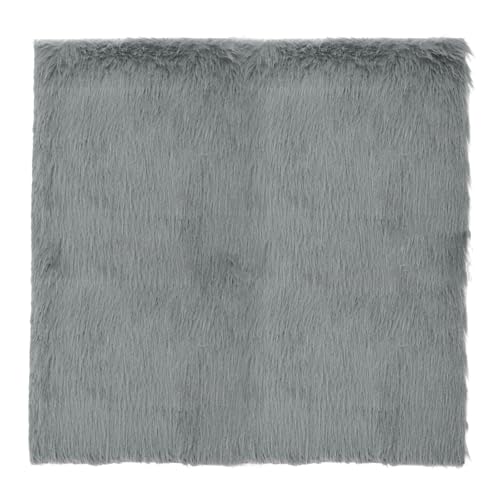 Fausse fourrure gris foncé pour nains de jardin et bricolage créatif