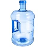 Didiseaon Wasserflasche 5 Liter: Trinkflasche Water Bottle 5l Gallonen Wasserspender Portable Eimer mit Griff für Wandern Picknick Notfall Wasserspeicher