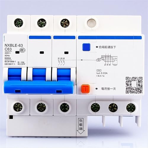Dispositif de courant résiduel NXBLE-63 3P C50 pour tableau électrique