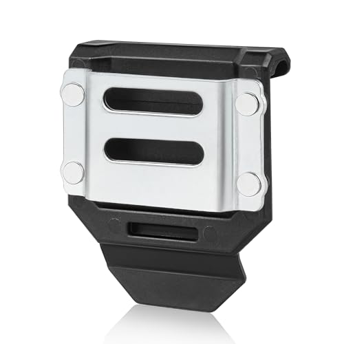 Drill Holder For Tool Belt,Drill Belt Clip,Drill Holster,Tape Measure Holder, Fits Up to 2.7" Belt(Black)
