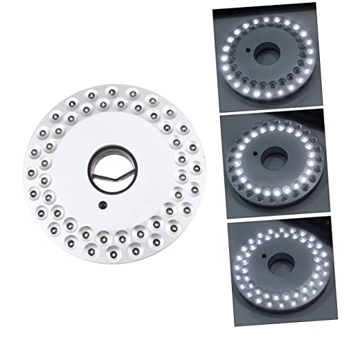 ARTIBETTER Camping Lamp Patio Umbrella Light Solar Powered Tent Light Round Discs for Camping Hiking