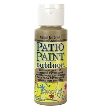 Deco Art Outdoor Acylic Paint, Acrylic, Natural Tan Grout, 59 ml