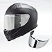 VCOROS Helmet Visor Shield For FF811 VECTOR II For Citation II Full Face Motorcycle Helmet Accessories Replacement(Chrome Silver)