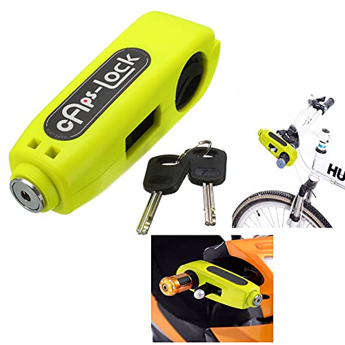 Cisixin Motorrad Sicherheitsschloss Lenkergriff Bremshebel Schloss für Motorrad Fahrrad