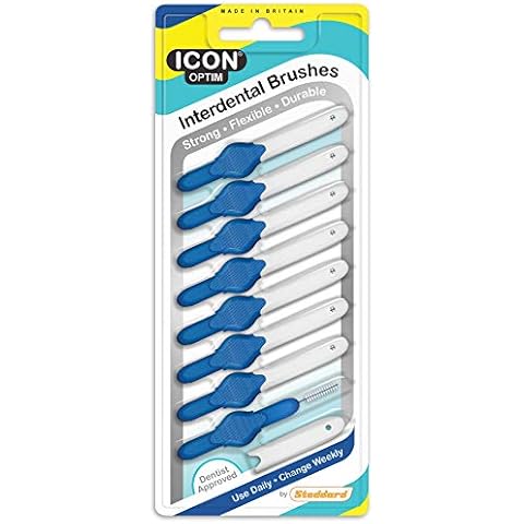 ICON OPTIM Interdental Brush XFine Blue (Pack 8) Cover