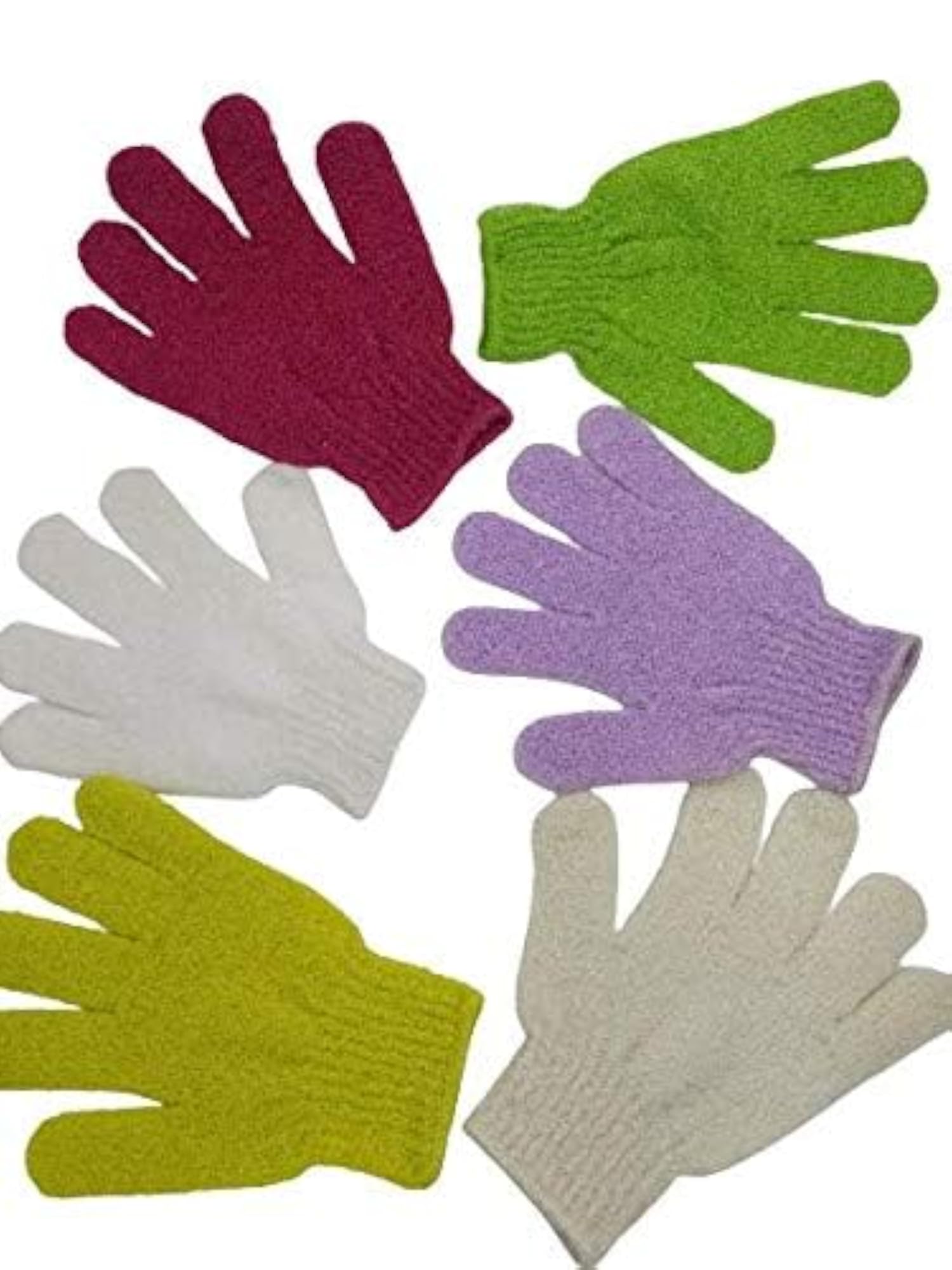 Exfoliating Dual Texture Bath Gloves, 1 Pair