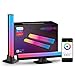 ISOVNUS Barra de Luces LED Inteligente, 2 Piezas Lámpara Ambiental RGB, Luz Ambiental LED, Efectos de Lluminación y Modos de Música, Controlable a Través de la Aplicación, para TV, PC, Sala de Juegos
