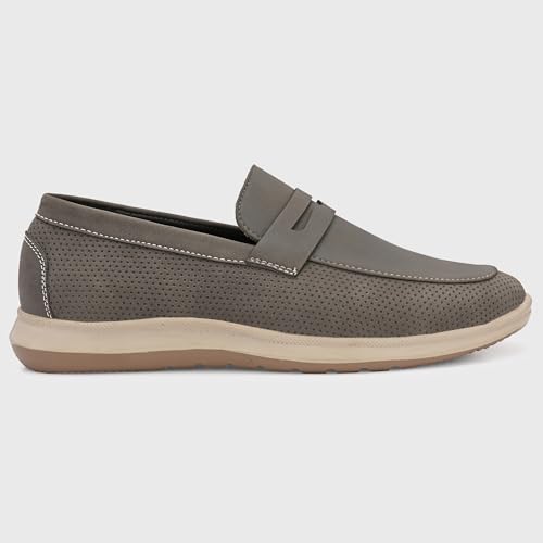 Image of Centrino Commute Loafers for Man | Shoes for Men Stylish | Casual Slip-On Lightweight Moccasins | Cushioned Insole | Comfortable Hand-Stitched Design | Mens Loafer Shoes for Office & Daily Travel Wear (8101)