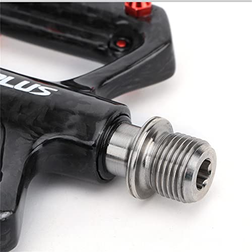 Sgxbos Bicycle Carbon Pedal Titanium Axis Road Bike Pedal Mtb Ultra Light 3 Bearing Anti-Skid Pedal For Brompton Pedal thumb #7