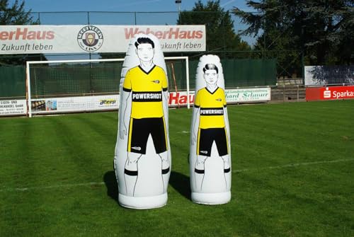 POWERSHOT Trainingsdummy aus Weich-PVC für Fußball, Handball, Basketball - aufblasbar - 3 Größen - AIR Dummy (1m20)