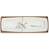 Mud Pie Circa Sweet Tray Set, White