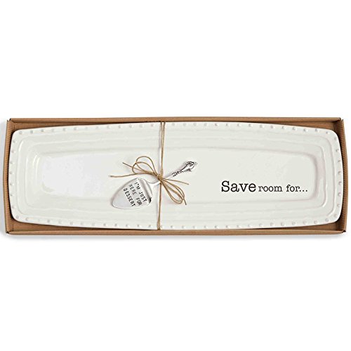 Mud Pie Circa Sweet Tray Set, White