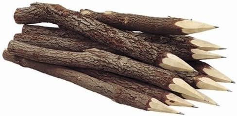 Twig-uums Whimsical 7 Inch Twig Pencils PK of 12