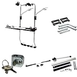 thule 973-18 bike rack Produktabmessungen: 15x10x5cm Thule Fahrradträger Set zum Transport von 4 Rädern an der Heckklappe für VOLKSWAGEN Multivan (T5). Komplettset inkl. Schloss und Schlüssel.