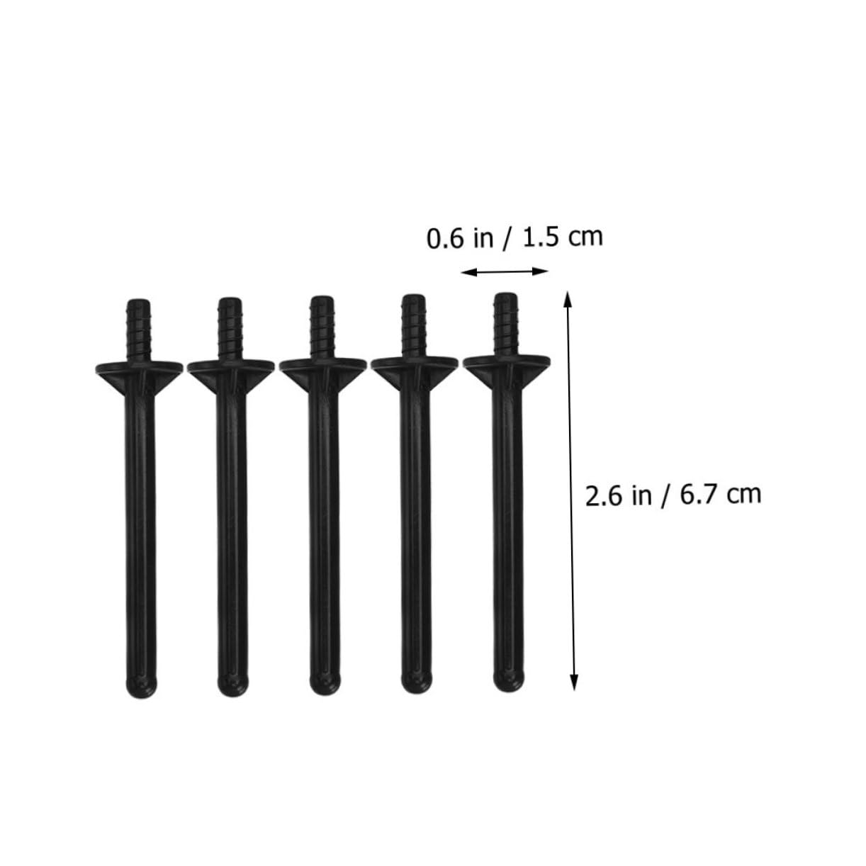 COLLBATH Nose Hair Cleaning Sticks 80pcs Plastic Wax Sticks for Painless Removal