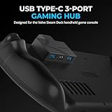 Photo of the SABRENT USB Type-C 3-Port Gaming Hub for Steam Deck