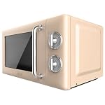Cecotec Digitale Mikrowelle mit Grill Proclean 5110, 20 l, Retro-Beige, 700 W in 5 Stufen, Timer bis zu 60 Minuten, 8 Programme und Auftaumodus, Vintage-Design in Beige – Bild 2