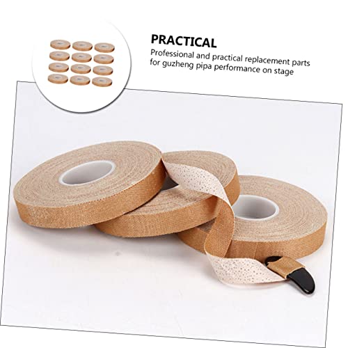 Hemoton 10Pcs Breathable Guzheng Tape Child Guitar Nails Supplies For Nails Professional Pro Gaff Tape Lute Finger Tape Cotton Finger Tape Guzheng Nail Tape Finger Tapes For Pipa Sticker #TOP6