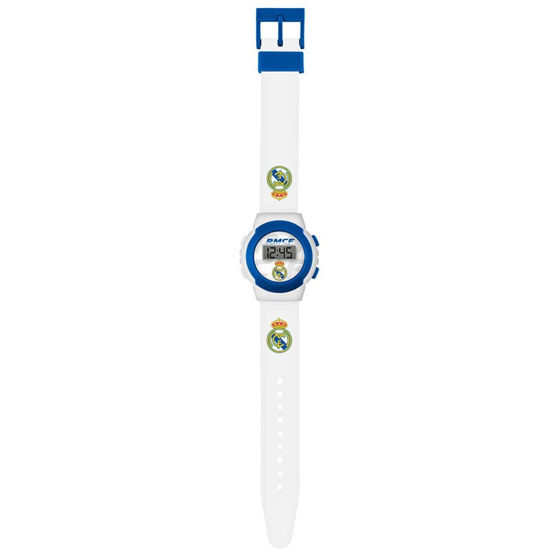 Boy's Digital Quartz Watch with Silicone Strap RM00014, White, strap