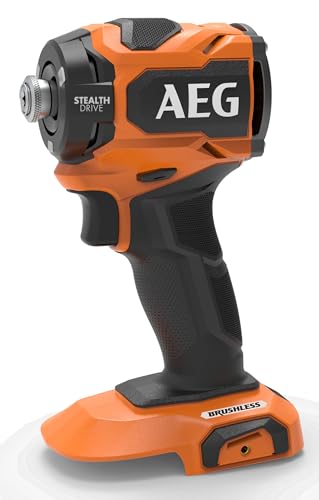 AEG - Visseuse à chocs oléopneumatique Brushless 18V PRO18V – BSS18OPSBL-0 - Ultra silencieuse, compacte et précise pour vissage intensif – Sans batterie ni...