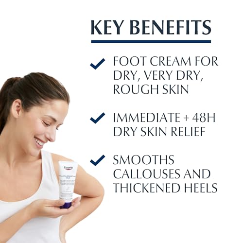 Eucerin UreaRepair Plus Foot Cream 10% Urea 100ml | Intensely hydrates 48 hours, foot care with 10% Urea and ceramides, dry and rough feet, moisturizing and protective care - image 5