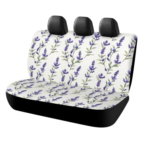 Housses de siège arrière pour camions tissu respirant violet universel