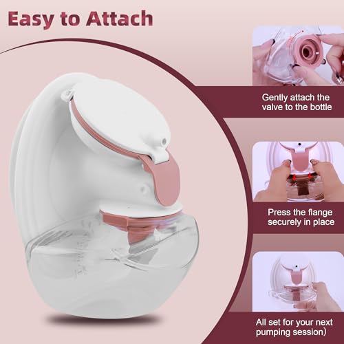 Image of Pump Bottles Compatible with M9-6 Pack 150ml Breastmilk Storage Containers, Electric Breast Pump Replacement Kit, Breast Pump Parts for Breastfeeding Moms