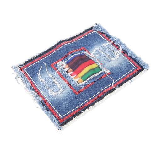 Patchs de réparation pour jeans en denim STOBOK : kit complet pour couture
