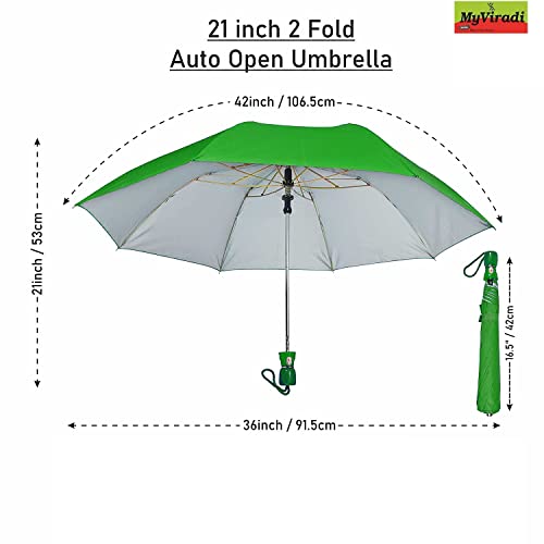 Image of 2 Fold Umbrella for Women & Men Office 2 Fold Umbrella for Girls - Set Of 1