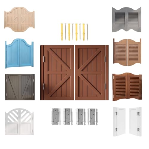 Puertas Batientes Para Cafetería, Puertas De Salón De Madera Maciza, Puerta De Bar, W61-160cm H90/100cm Puerta Vaiven Para Pasillo, Cocina, Bar, Entrada De Pub