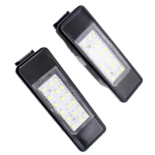 Evita multas con luces para matrícula de coche Peugeot 807