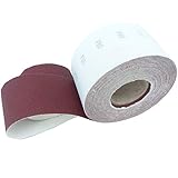 25m KLETT - Schleifpapier Rolle 115mm X 25m Korn P100 Schleifband Schleifrolle Rollenschleifpapier BOHRFUX
