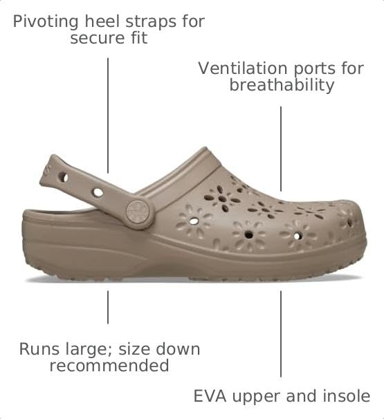 Image of Crocs Unisex Adult Floral Classic Clogs