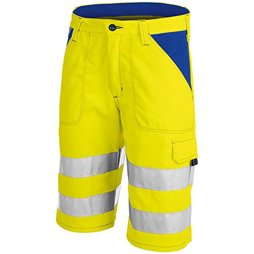 Pantalon Kübler Inno Plus High Vis jaune et bleu pour chantiers