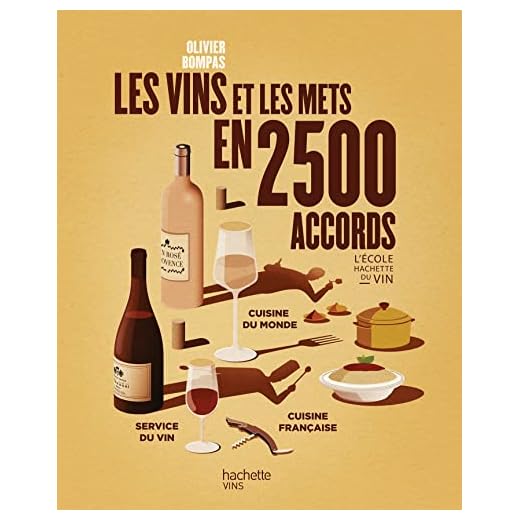 Livre "Les vins et les mets en 2500 accords"