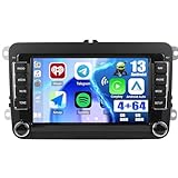 【WiFi y Radio de coche GPS de Navegación】GPS y WiFi incorporados, para VW Golf 5 Golf 6 carplay car radio, la unidad principal de navegación GPS admite mapas en línea y fuera de línea, el mapa sin conexión gratuito está preinstalado para usar, encienda WiFi y descárguelo desde Here WeGo. Active WiFi para reproducir funciones multimedia en línea como programas de televisión en tiempo real, chatear con amigos, navegar en YouTube, FB, etc