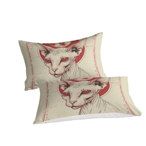 Parure de lit chat 3D single en microfibre pour chambre ado - 3