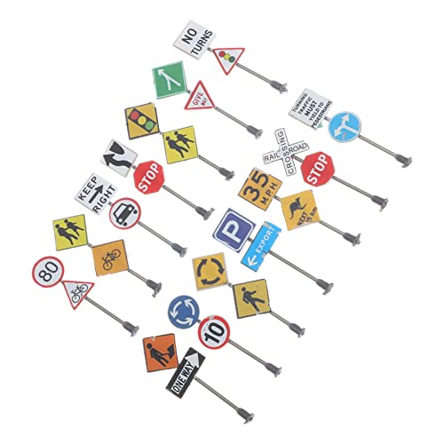 Garneck 14Pcs Segnale Stradale Giocattolo Segnali