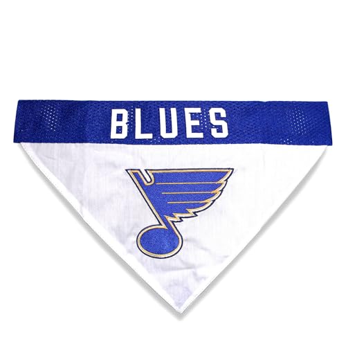NHL ST.LOUIS BLUES BANDANA for DOGS & CATS, Large/X-Large. - Cute & Stylish Bandana! The Perfect HOCKEY FAN Scarf Bandana, great for Birthdays or any Party!