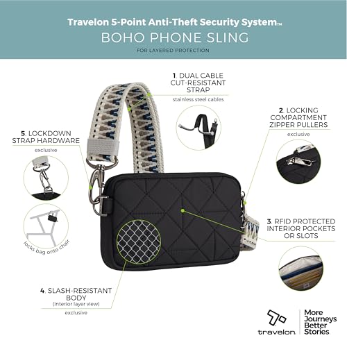 Travelon Anti-Theft Boho Phone Sling3